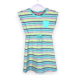 Hanna Andersson Rainbow Striped Pocket Dress